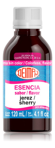 Esencia Saborizante Sabor Jerez Deiman 120 Ml.