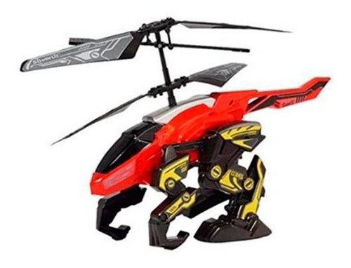 Helicoptero Heli Beast Drone Vuela Y Camina Rojo 84677
