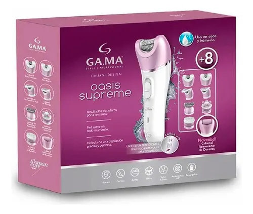 Depiladora Inalámbrica Gama Oasis Supreme Resistente Al Agua