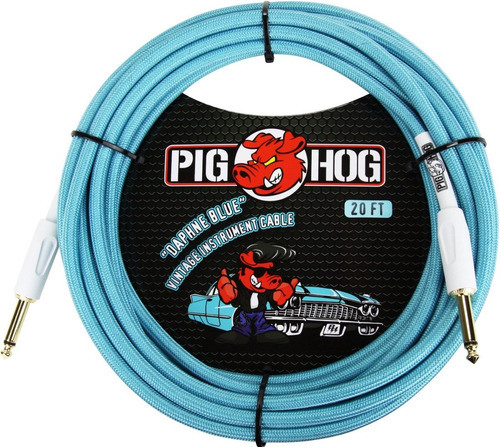 Pig Hog Pch20db Cable Plug De Tela De 6 Metros