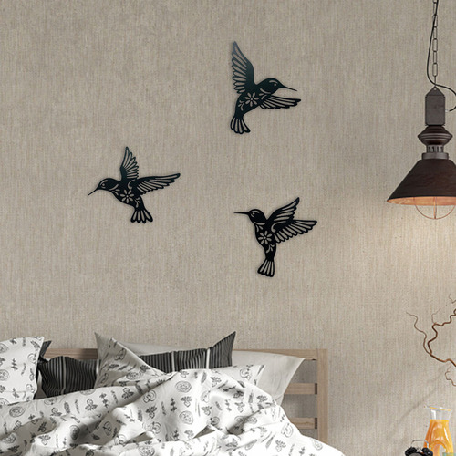 Colgante De Colibrí Hueco De Metal Para Decoración De Colibr