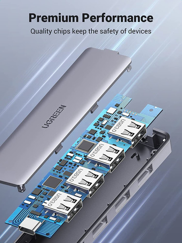 Ugreen Usb C Hub 4 Puertos Usb 3.1 Tipo C A Usb 3.0 Hub A...