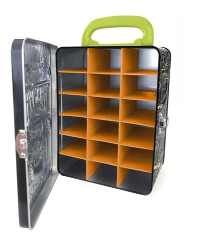 Caja Metalica Porta Autos Hotwheel