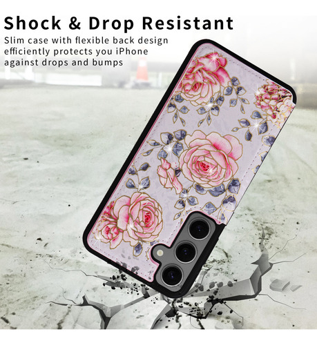 Funda De Piel Tipo Cartera For Samsung Galaxy S23 Fe