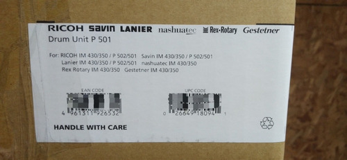 Imagen 7 de 7 de Unidad De Imagen Ricoh Im430 Codigo 418094 Drum Cilindro