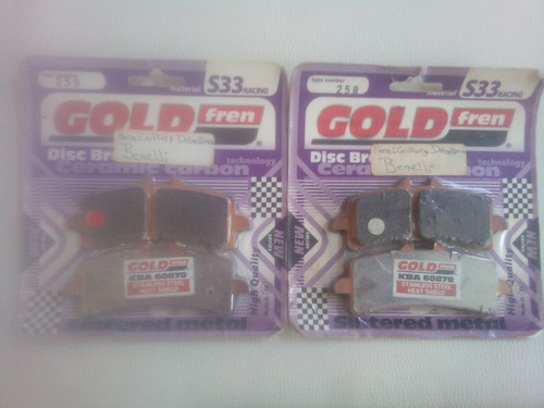 Imagen 3 de 4 de Pastillas Frenos Benelli Tnt