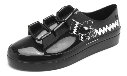 Tênis Feminino Zaxy Snoopy Preto Super Oferta