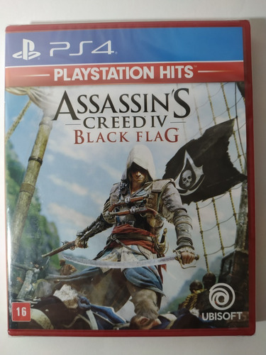 Assassins Creed Iv Black Flag Ps4 Física Lacrado Português