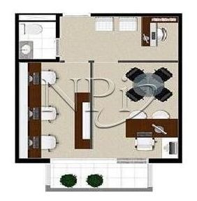 Imagem 9 de 10 de Offices Nacoes Unidas - Salas Comerciais Em Santo Amaro | Npi Imoveis - V-1468