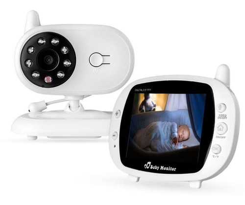 Monitor De Bebé Digital De Audio Visión Nocturna Música 3.5
