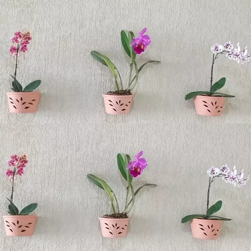 Papel de Parede Muro de Pedras Decorativas com Orquídeas, Fácil e Prático