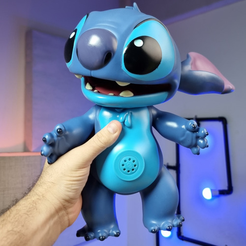 Stitch Boneco Grande Com Fala Lilo Stitch Articulado Disney