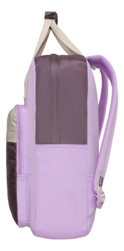 Mochila Urbana Mujer Element Color Block Lila Head