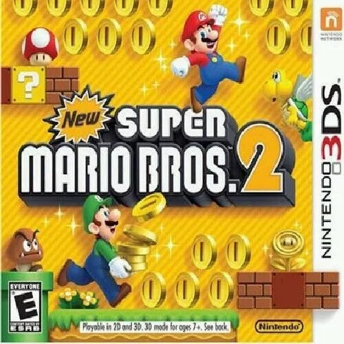 Jogo Nintendo 3ds New Super Mario Bros 2 Midia Fisica