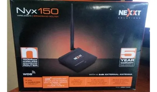 Router Mini Inalambrico Wireless N Nexxt Nyx 150 Mbps Veloz