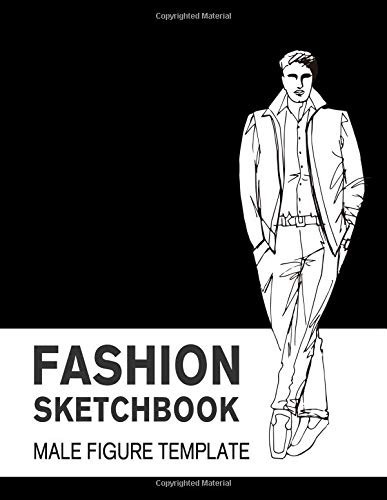 Fashion Sketchbook Male Figure Template Easily Sketch Your F