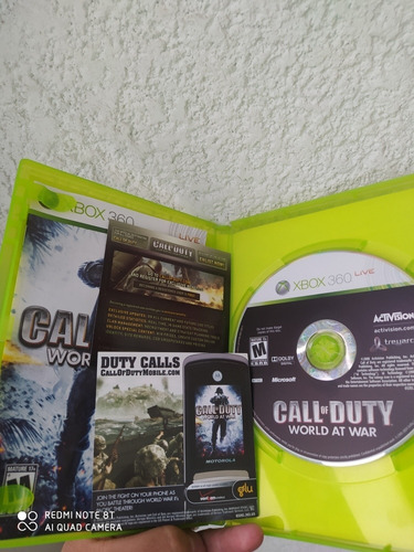 Call Of Duty World At War Para Xbox 360 (Usado)