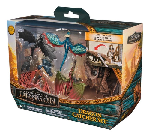 Como Entrenar A Tu Dragon Set De Fig Dragon Catcher