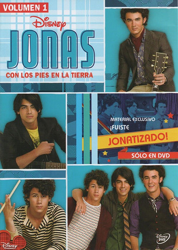 Jonas, Con Los Pies En La Tierra - Dvd Original Y Nuevo