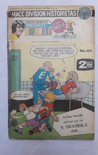 Historieta Comic Antigua * Pirulete Y Su P * Nº 46 Ed. Macc