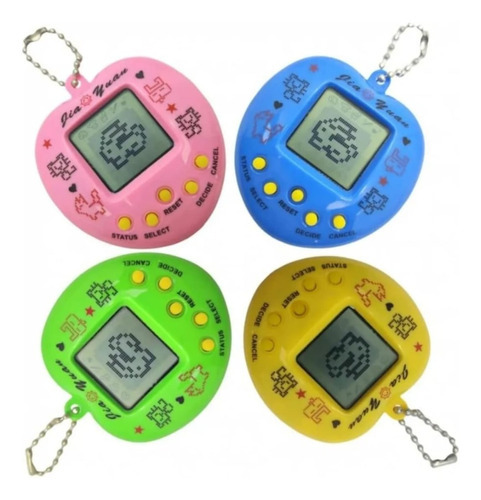 Bichinho Virtual Tamagochi 168 Animais Brinquedo Retro Cor Rosa