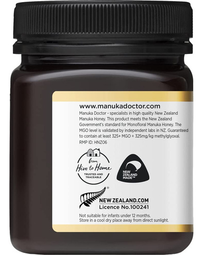 Miel De Manuka Manuka Doctor Mgo 325+ 258 Ml Miel 100% Pura