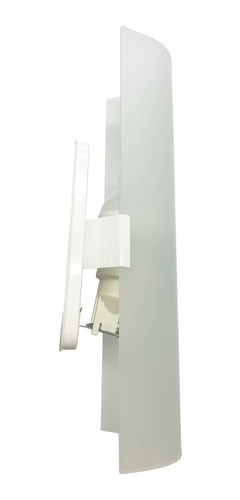 Imagen 5 de 10 de Aplique Pared Vidrio Curvo Satinado 1 Luz Ferrolux Ap-188