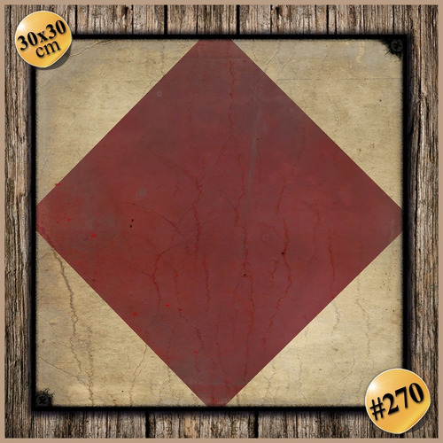 #270 - Cuadro Vintage 30 X 30 - Estilo Náutico Mar No Chapa