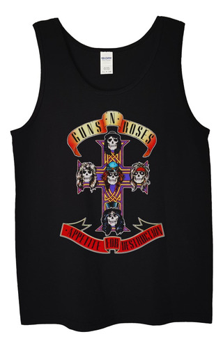 Polera Musculosa Guns N Roses Appetite For  Rock Abominatron