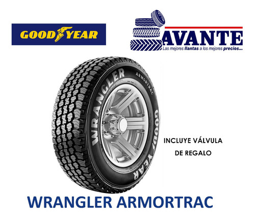 Llanta 265 70r17 Goodyear Wrangler Armortrac Atr 121 118s Mercado Libre