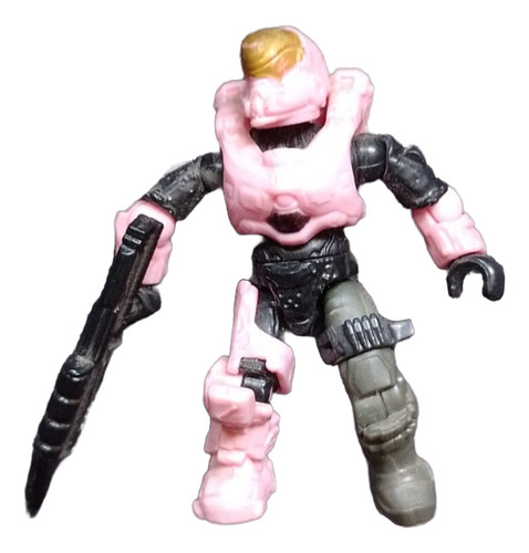 Figura Spartan Rosa Mega Blocks Halo