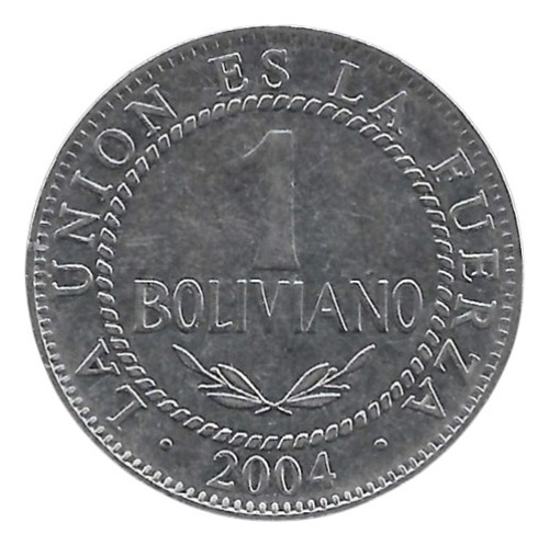 Bolivia 1 Boliviano 2004 República De Bolivia  Bo#01