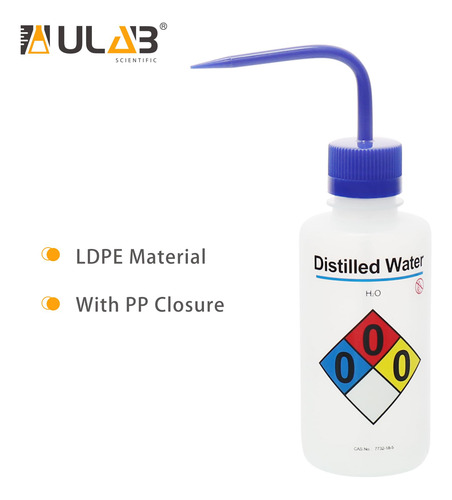 Botellas De Lavado De Seguridad 4 Piezas 500 Ml Ldpe