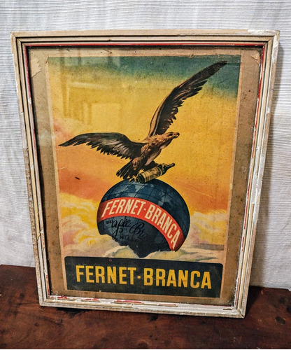 Publicidad Original Fernet Branca Enmarcada 