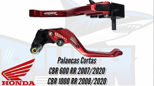 Palancas Cortas Cbr 600rr Cbr 1000rr 2008/2020 Nuevas