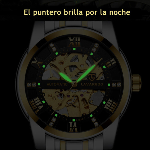 Reloj Automático Esqueleto Ben Nevis Para Caballero Clásico Elegante Acero Inoxidab Impermeable Luminoso,regalos Para Hombre