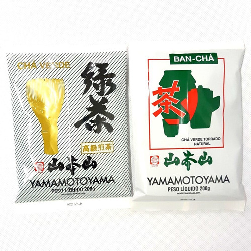 Chá Verde E Chá Bancha Japonês Yamamotoyama 200g
