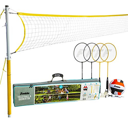 Set Combinado De Voleibol Y Bádminton Franklin Sports Family