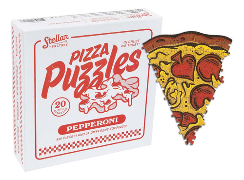 Rompecabezas De Pizza De Fábrica Estelar, Pepperoni, 550 Pie