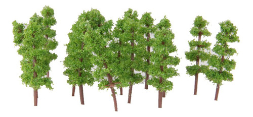 2 X 100pcs Modelos De Paisaje De Tren Árboles 1: 400-1: 500