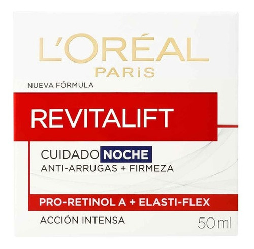 Loreal Paris Revitalift Crema De Noche  X 50 Ml