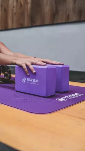 Taco Yoga Brick Ladrillo Eva Pvc Importado Pilates Bloque