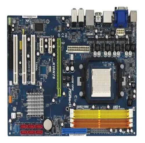 Placa Base Asrock K10 N78 Con Socket Am2/nvidia Gf8200 Y Sop