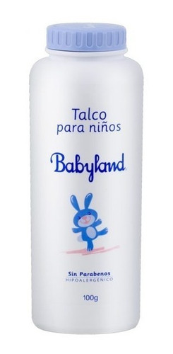 Talco Hipoalergénico Para Niños 100 Gr Babyland (9 Unid)
