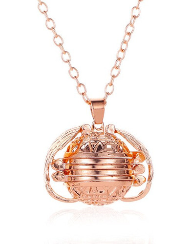 Colgante Mágico De 4 Fotos Para Mujer, Collar Con  Rose Gold