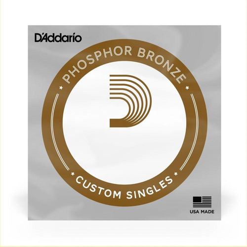 Corda Avulsa Violão Aço .021 D'addario Phosphor Bronze Pb021