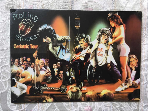 Afiche, Poster Cuadro De Los Rolling Stones Música Rock.