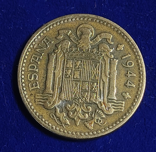 Moneda Española De 1944 (una Peseta) En Excelente Estado