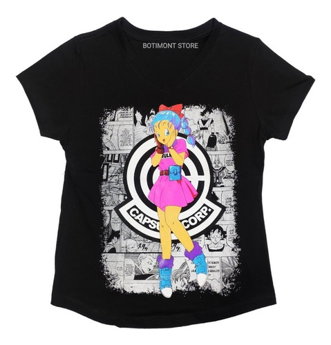 Camiseta Bulma, Dragón Ball Z. 