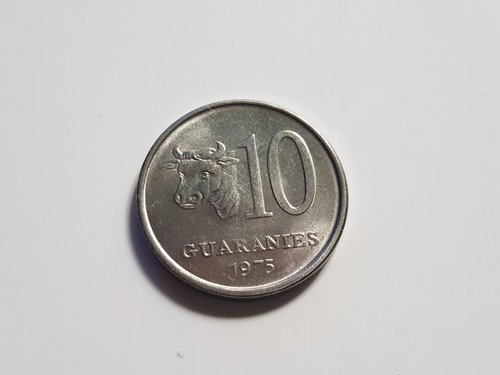 Monedas X 8 Paraguay 1975 1 Y 10 Guaranies Lote X 8 (Usado)
